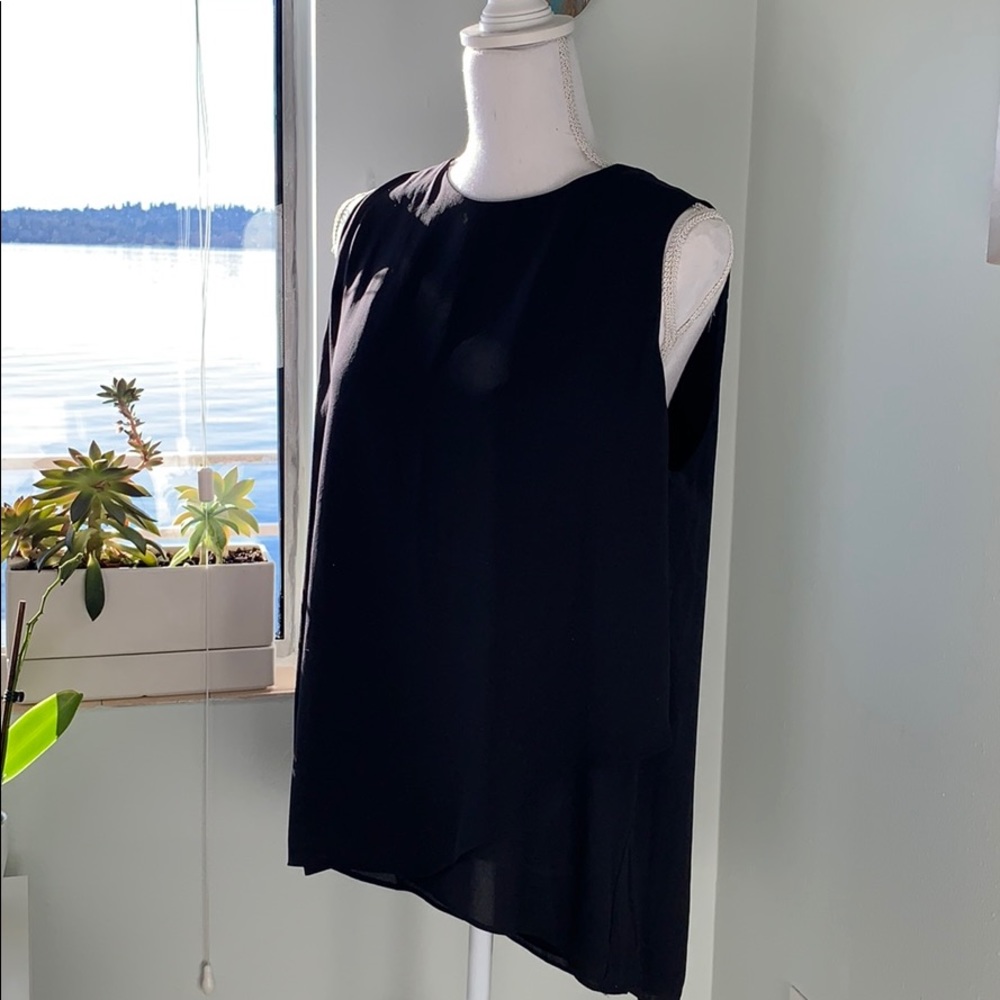 Chico’s layered black tank